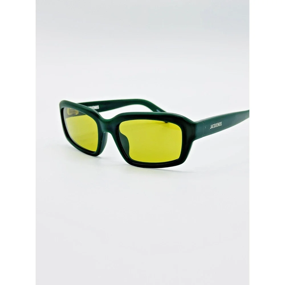 Jacquemus Sunglasses MARINO JAC64 C2 Matte Green Frame Green Lens 55-20-135 New